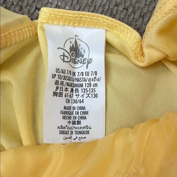 Disney Yellow Princess Belle Dress with Ruffled Details - Picture 2 of 6
